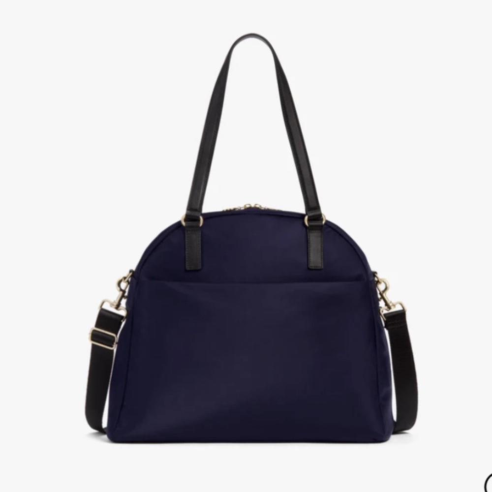 Lo & Sons Navy and Black Shoulder Bag